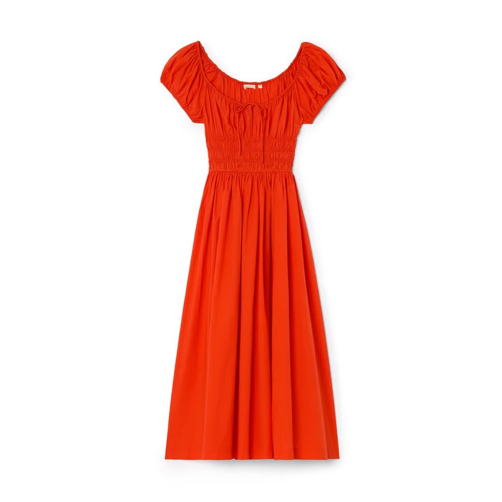 NWT Dôen Quinn Dress in Red Zinnia